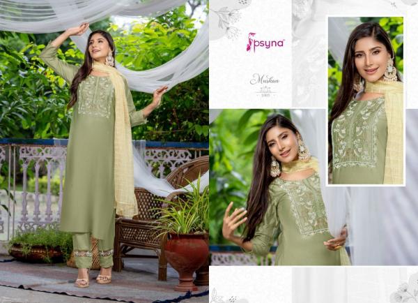 Psyna Muskan Tradition Wear Kurti Pant With Dupatta Collection